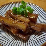 圧力鍋でやわらかごぼう煮